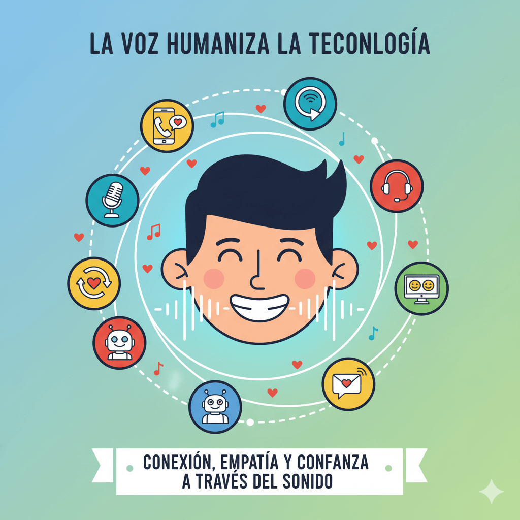 La transmisión de la voz “humaniza” la&nbsp;tecnología