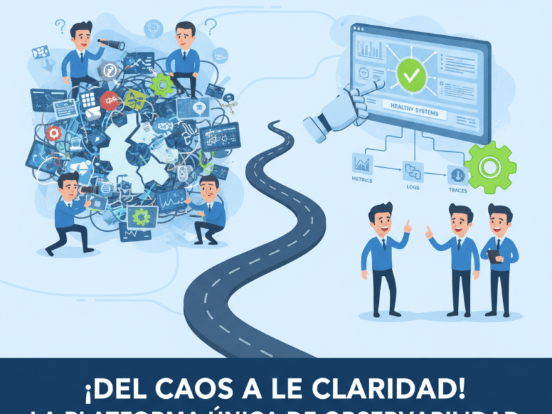 Plataforma única de observabilidad: cómo unificar métricas, logs, trazas y alertas en una sola&nbsp;experiencia