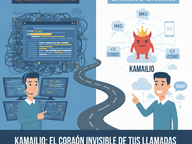 Kamailio: el corazón invisible de las llamadas que nadie&nbsp;ve